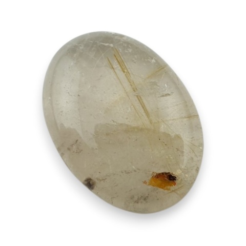 Quartz with rutile cabochon 21x16 mm no 90 Quartz with rutile cabochon 21x16 mm no 90