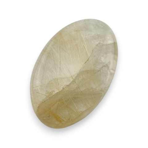 Quartz with rutile cabochon 22x14 mm no 88