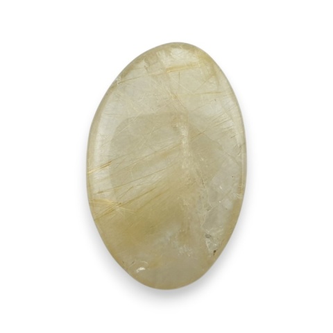 Quartz with rutile cabochon 22x14 mm no 88