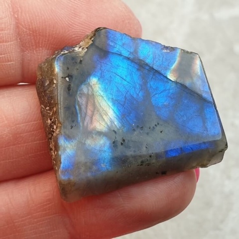 Labradorite polished slab 30x27 mm no 367