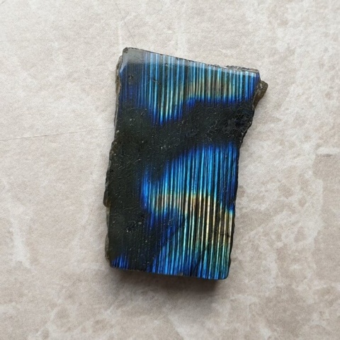 Labradoryt plaster polerowany 32x23 mm nr 295