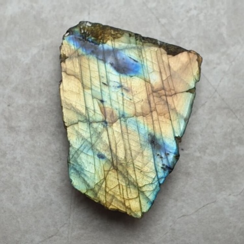 Labradorite polished slab 34x27 mm no 266