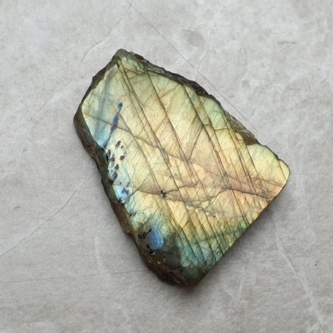 Labradorite polished slab 34x27 mm no 266