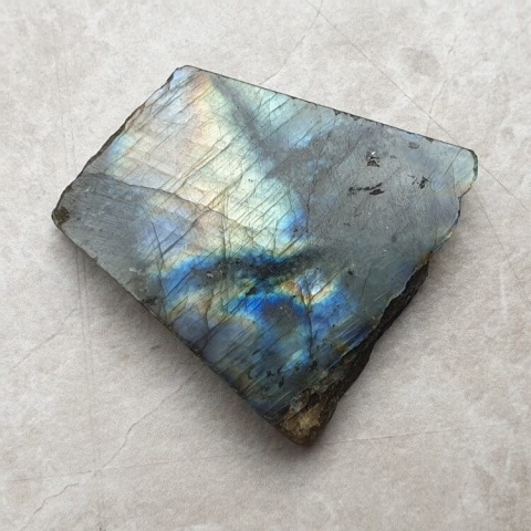 Labradorite polished slab 34x32 mm no 319