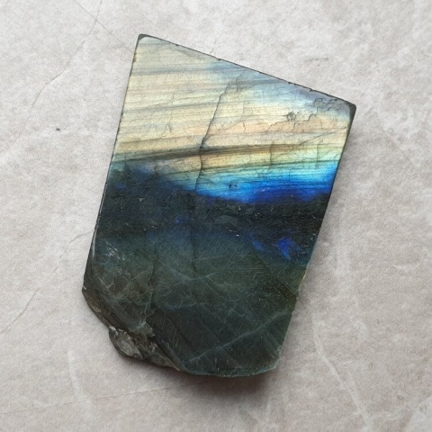 Labradorite polished slab 35x26 mm no 307
