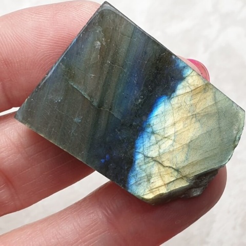 Labradorite polished slab 35x26 mm no 307