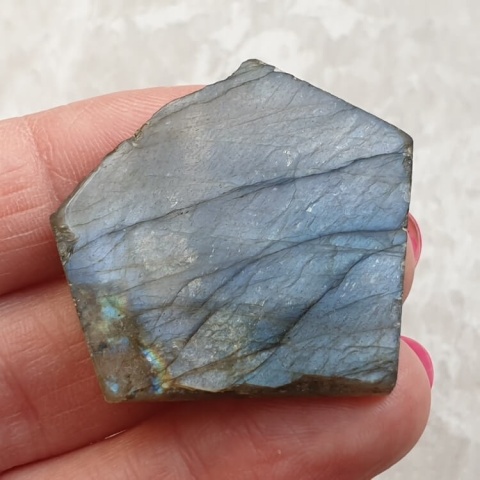 Labradoryt plaster polerowany 35x33 mm nr 365