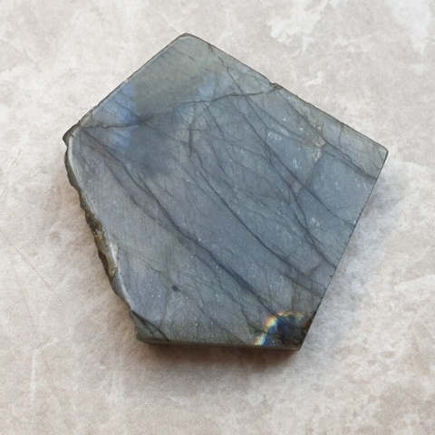 Labradoryt plaster polerowany 35x33 mm nr 365