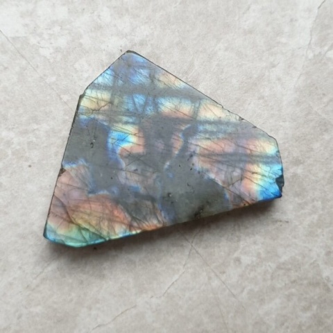 Labradorite polished slab 36x29 mm no 340