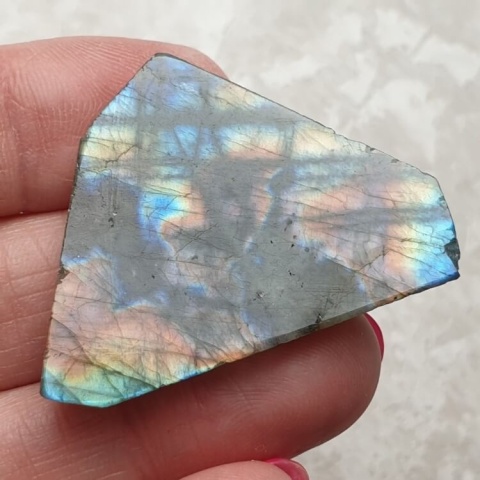 Labradorite polished slab 36x29 mm no 340