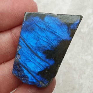 Labradoryt plaster polerowany 37x28 mm nr 253