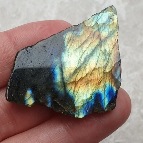 Labradorite polished slab 37x30 mm no 269