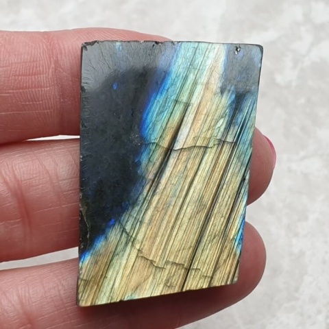 Labradorite polished slab 40x27 mm no 256