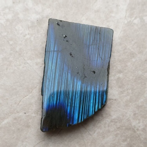 Labradorite polished slab 41x23 mm no 355