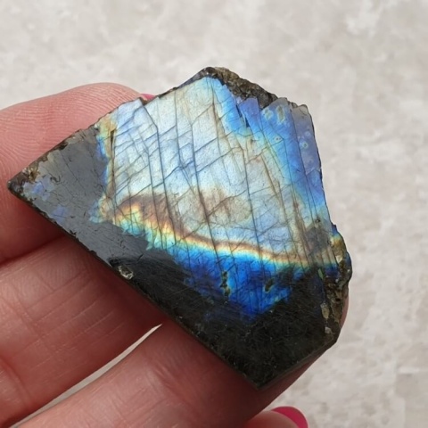 Labradorite polished slab 41x28 mm no 334