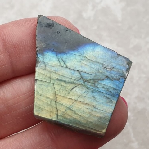 Labradorite polished slab 41x28 mm no 336