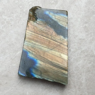 Labradoryt plaster polerowany 42x28 mm nr 341