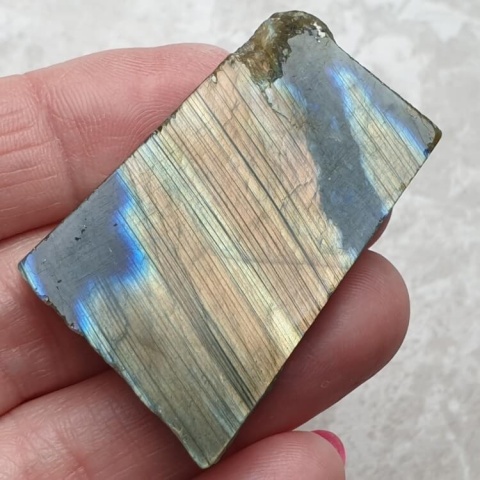 Labradorite polished slab 42x28 mm no 341