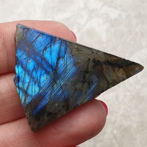 Labradorite polished slab 42x32 mm no 318