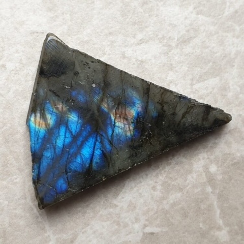 Labradorite polished slab 42x32 mm no 318