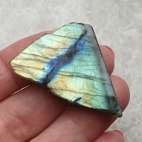 Labradorite polished slab 43x28 mm no 305