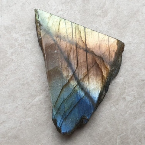 Labradorite polished slab 43x28 mm no 350