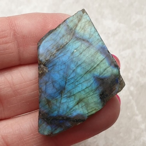 Labradorite polished slab 43x30 mm no 333