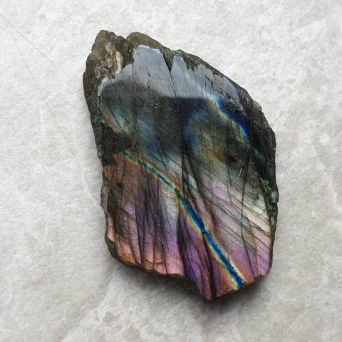 Labradorite polished slab 44x28 mm no 311