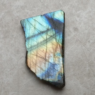 Labradoryt plaster polerowany 46x27 mm nr 249