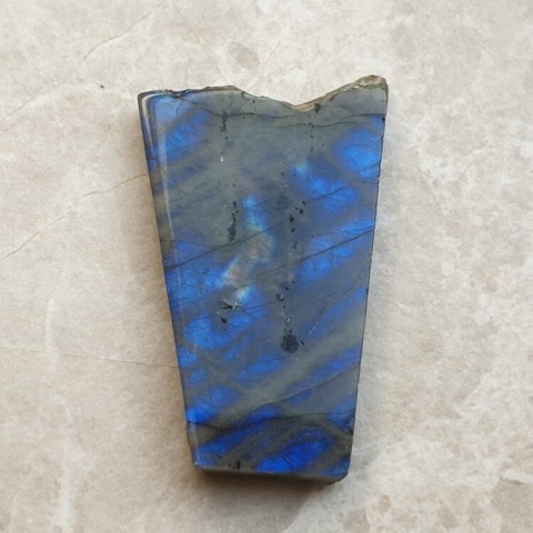 Labradoryt plaster polerowany 46x27 mm nr 374