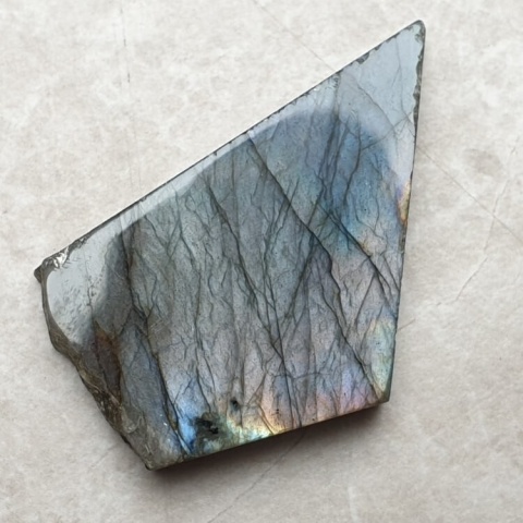 Labradorite polished slab 49x30 mm no 254