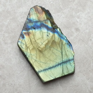 Labradoryt plaster polerowany 50x30 mm nr 248