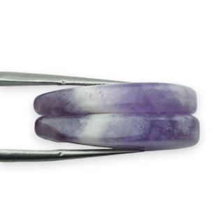 Ametyst para kaboszonów z dziurką 26x13 mm nr R307