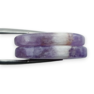 Ametyst para kaboszonów z dziurką 26x13 mm nr R312