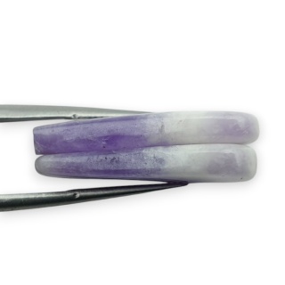 Ametyst para kaboszonów z dziurką 29x14 mm nr R309