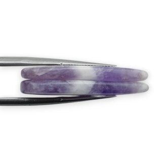 Ametyst para kaboszonów z dziurką 31x12 mm nr R320