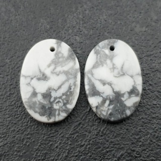 Howlit para kaboszonów z dziurką 18x13 mm nr R331