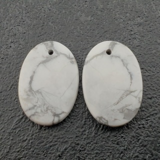 Howlit para kaboszonów z dziurką 18x13 mm nr R333