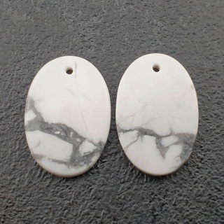 Howlit para kaboszonów z dziurką 18x13 mm nr R344