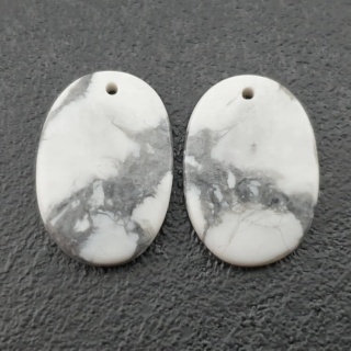 Howlit para kaboszonów z dziurką 19x13 mm nr R335