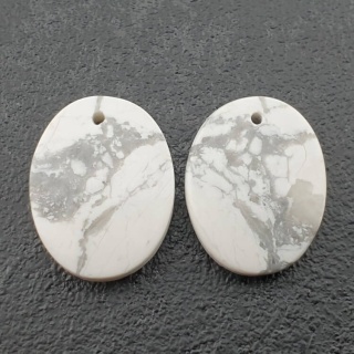 Howlit para kaboszonów z dziurką 19x15 mm nr R353