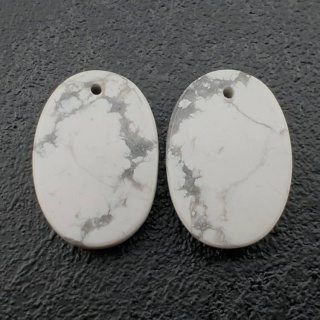 Howlit para kaboszonów z dziurką 20x14 mm nr R337