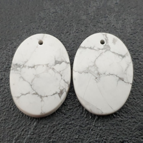 Howlit para kaboszonów z dziurką 20x14 mm nr R338