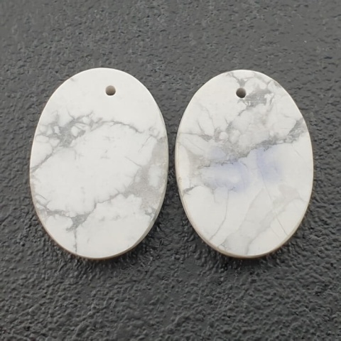 Howlit para kaboszonów z dziurką 20x14 mm nr R338