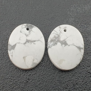 Howlit para kaboszonów z dziurką 20x16 mm nr R346