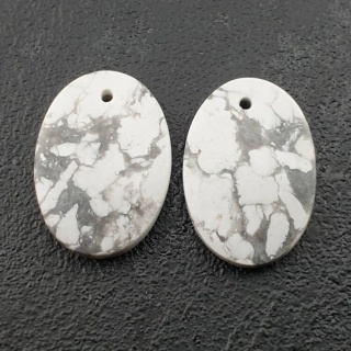 Howlit para kaboszonów z dziurką 21x15 mm nr R329