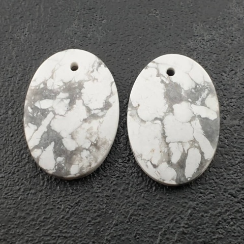 Howlit para kaboszonów z dziurką 21x15 mm nr R329