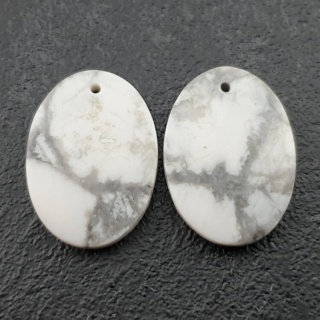 Howlit para kaboszonów z dziurką 21x15 mm nr R332