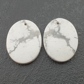 Howlit para kaboszonów z dziurką 22x17 mm nr R330