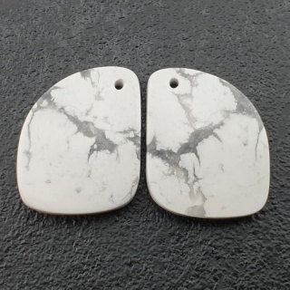 Howlit para kaboszonów z dziurką 23x18 mm nr R345